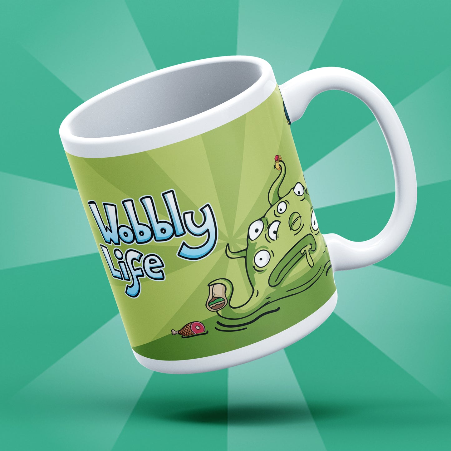 Wobbly Life – Gooey Louie UFO Encounter Mug